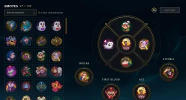 conta platina 1 com emote de gm 55 skins