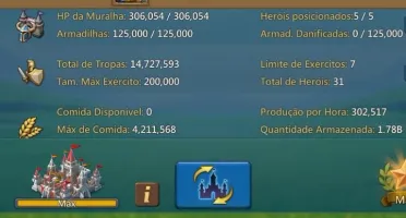Trap rally Conta lords Mobile 740m poder 37m de kills