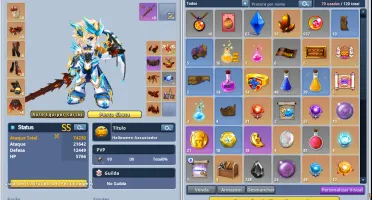 Conta do Grand Chase Classic Personagem Ronan LEV 85