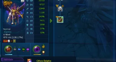 Conta LADMO no Servidor Omegamon 3 Sss+
