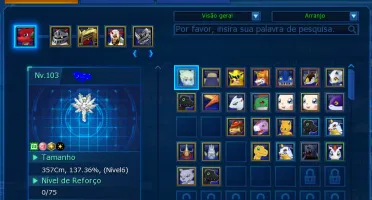 Conta LADMO no Servidor Omegamon 3 Sss+