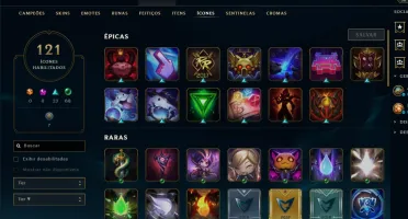 CONTA LOL 117 SKINS COM TODOS OS CAMPEÕES