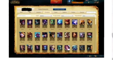 conta diamante V lol