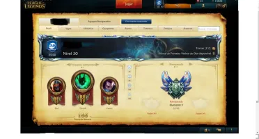 conta diamante V lol