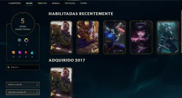 CONTA DE LOL PLATINA 80 REAIS