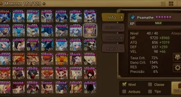 CONTA SUMMONER WAR - GLOBAL