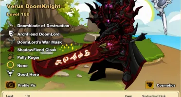 [Aqw] Conta Bem Farmada Midgame/Endgame 35% Dano All