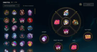 Conta lol plat 2 season passada 60% de winrate 164 skins