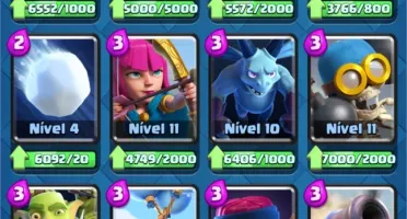 Conta crash royale nv12 com 650000 gold e 2400 gema