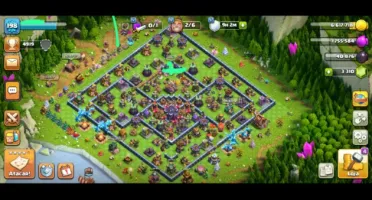 Vila cv15 do Clash of clans