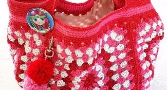 Bolsa Estilo Boho em Crochê
