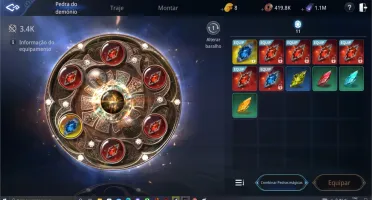 MIR4 arqueira lvl 71 84K de poder +pet epico+ pedra lendaria