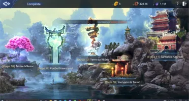 MIR4 arqueira lvl 71 84K de poder +pet epico+ pedra lendaria