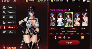 Vendo conta Action Taimanin com 6 golden pass 1 pack lendari