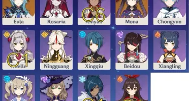 AR49 - EULA + MONA + XINYAN C6 + 13k PRIMO + 10 FATES
