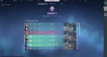CONTA DE VALORANT DIAMANTE 3 COM SKINS