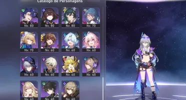 🌟 Honkai Star Rail End Game Com Varios T5