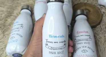 Garrafa 500 ml Personalizada para Casamento