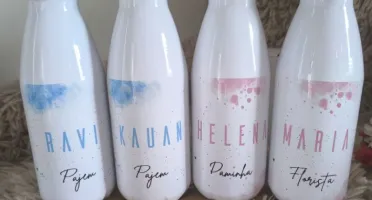 Garrafa 500 ml Personalizada para Casamento