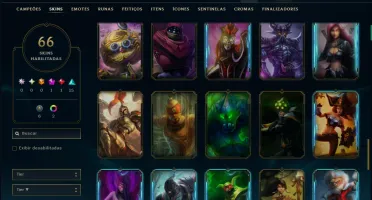 Prata 3 com 85 Champs e 66 Skins ( Mais de 80 Jogos )