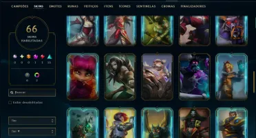 Prata 3 com 85 Champs e 66 Skins ( Mais de 80 Jogos )