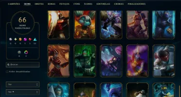Prata 3 com 85 Champs e 66 Skins ( Mais de 80 Jogos )