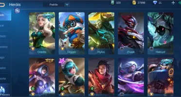 Conta Mobile Legends c 70 Heróis