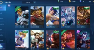 Conta Mobile Legends c 70 Heróis