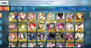 Fate GO/Fate Grand Order Conta 32SSR 67SR NA