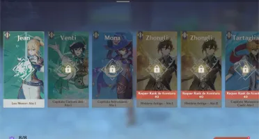 GENSHIN IMPACT AR 39 Báculo de Homa e childe