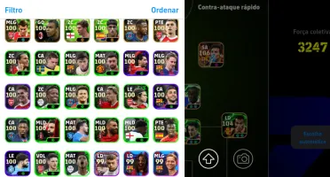 Conta Efootball 3247+ com: Messi Big Time, Cr7 e Neymar MSN