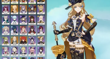 Conta Genshin Impact bem farmada e com personagens