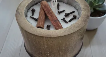 Vela Cravo e Canela