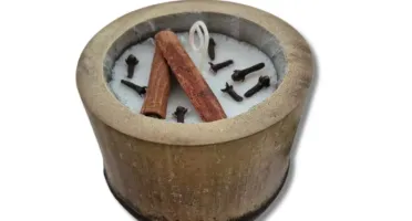 Vela Cravo e Canela