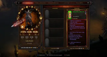 Diablo 3 Itens Build Arcanista