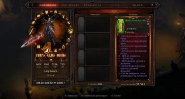 Diablo 3 Itens Build Arcanista