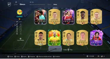 “Conta EA FC 26 – Elenco 90 com Eusébio & Bright Totty”