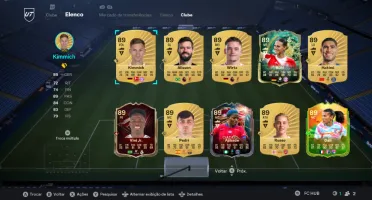 “Conta EA FC 26 – Elenco 90 com Eusébio & Bright Totty”