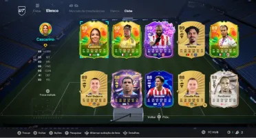 “Conta EA FC 26 – Elenco 90 com Eusébio & Bright Totty”