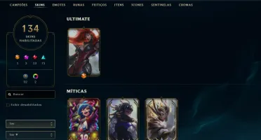 Conta LoL + Valorant com + de 1000R$ Gastos