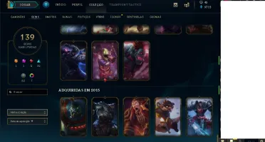 Conta D4 - 139 SKINS - LEVEL 330+ - TODOS OS CHAMPS
