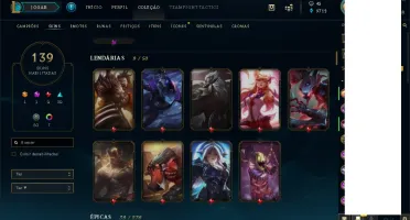 Conta D4 - 139 SKINS - LEVEL 330+ - TODOS OS CHAMPS
