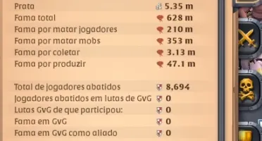 Conta upada albion online