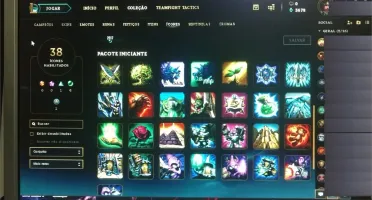 CONTA DE LOL GOLD 4 COM 30 SKINS POR R$100