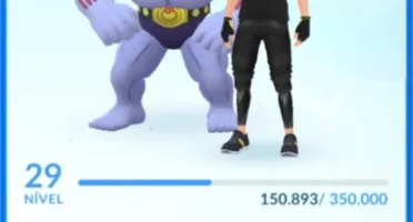 Conta lvl 29 com pokémon sortudo e podendo vir shiny
