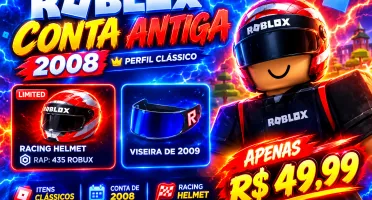 Conta de Roblox a venda 🎮 (2008) [Com um item Limited]