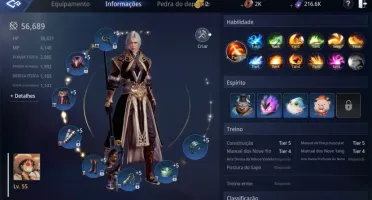 LANCEIRO MIR4 LVL 55 COM 56K