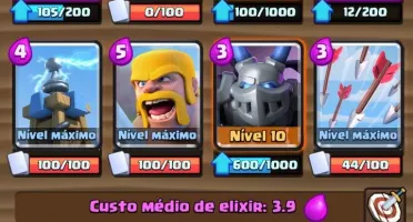 Clash Royale Nível 12 com 5000 troféus