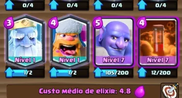 Clash Royale Nível 12 com 5000 troféus