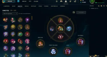 Conta Cheia de Skins, barato pra ir logo. - League of Legend